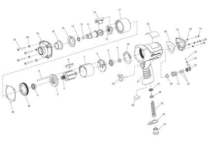 Part Location Diagram of DG230-303 Ingersoll Rand Valve Seat